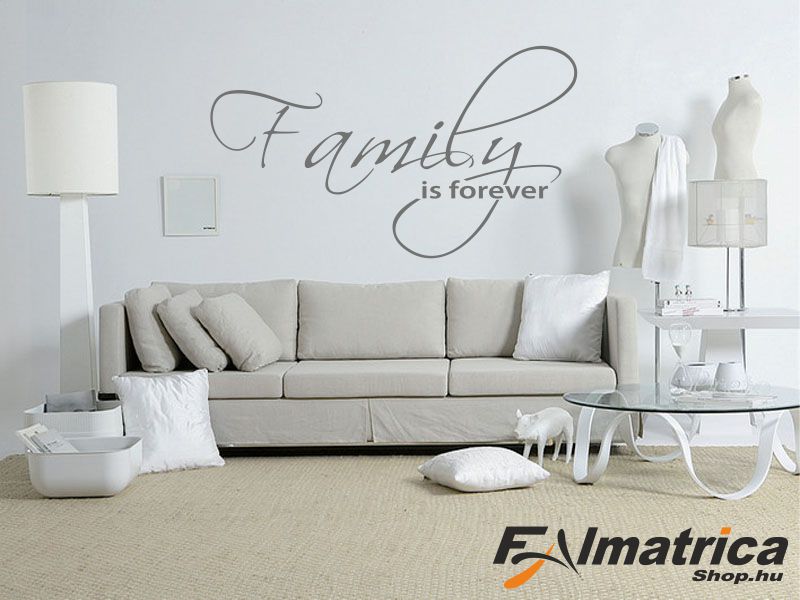 Family forever - családi falmatrica