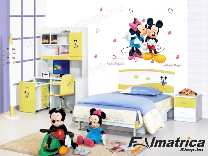Minnie & Mickey egér falmatrica szett