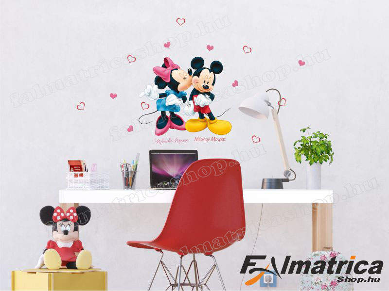 04. Minnie & Mickey egér falmatrica szett